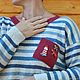 Тельняшка "Подружка" оверсайз кашемир с мериносом. Свитеры. LUBASHA Knitting. Интернет-магазин Ярмарка Мастеров.  Фото №2