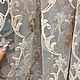 Тюль сетка с вышивкой шениллом на ленте « Азалия » Ш 3 В250см, Шторы, Можайск,  Фото №1