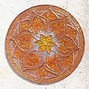 Картины и панно handmade. Livemaster - original item Pictures: Mandala Golden Flower of Happiness. Handmade.