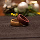 Los anillos de bodas de madera. Engagement rings. Spirit of tree. Ярмарка Мастеров.  Фото №4