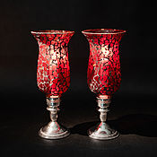 Для дома и интерьера handmade. Livemaster - original item candlesticks: A pair of silver candlesticks. Handmade.