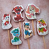 Сувениры и подарки handmade. Livemaster - original item Gingerbread puppy Patrol 6pcs.. Handmade.