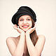  клош "Анжелика". Шляпы. EDIS | дизайнерские шляпы Наталии Эдис. Интернет-магазин Ярмарка Мастеров.  Фото №2