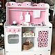 Children's play kitchen large wooden with light in the oven. Doll furniture. Ludmila Omland. My Livemaster. Фото №6