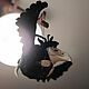 Familiar for a dark mage - a mixed media doll. Felted Toy. Wizard's Little Shop (TigRaido). My Livemaster. Фото №6