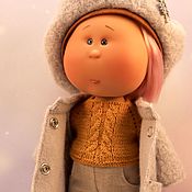 Куклы и игрушки handmade. Livemaster - original item Doll clothes: coat, beret, trousers, boots, blouse for dolls. Handmade.