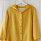 Sunny cardigan jacket made of 100% linen. Jackets. etnoart. Online shopping on My Livemaster.  Фото №2