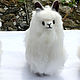 Игрушка перуанской ламы альпаки из пуха альпаки высотой около 17 см, Мягкие игрушки, Геленджик,  Фото №1
