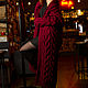 cardigans: Women's knitted cardigan oversize Bordeaux to order. Cardigans. Kardigan sviter - женский вязаный свитер кардиган оверсайз. My Livemaster. Фото №4