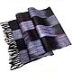 Order Men's Scarf Black Pearl Scarf Women's Felted Wool Scarf. WoolHouse *Galina*. Livemaster. . Scarves Фото №3