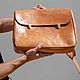 Портфель "RED HEAD". Портфель. ALEX FLAIR • leather goods. Ярмарка Мастеров.  Фото №5