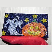 Винтаж handmade. Livemaster - original item Clutch /handbag/purse Halloween,Kirks Folly,USA,beads,handmade. Handmade.