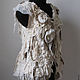 жилет  "The space boho-chic". Жилеты. Leila. Ярмарка Мастеров.  Фото №4