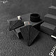 Комплект украшений в черном цвете из японского бисера. Комплекты украшений. Soulleyla - Оттенки бисера. Интернет-магазин Ярмарка Мастеров.  Фото №2