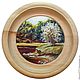 Panels of cedar Landscape. Pictures. Original painted Souvenirs and gift. Online shopping on My Livemaster.  Фото №2