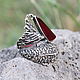 Dragon Ring with garnet made of 925 HB0088 silver. Rings. Sunny Silver. My Livemaster. Фото №4