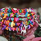 Браслет КОШКИН ДОМ. Браслет из бусин. Ирина Favourite Bracelet. Интернет-магазин Ярмарка Мастеров.  Фото №2