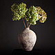 Настольная керамическая ваза ручной работы Stone vase 31, Вазы, Москва,  Фото №1