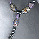 Pearl bead with charoite and Murano glass. Necklace. Jewerly Perls Shop Azazu-ru. Online shopping on My Livemaster.  Фото №2