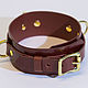 Order Leather BDSM collar for girls 'Passion' with a ring. goldbergatelier. Livemaster. . Collar Фото №3