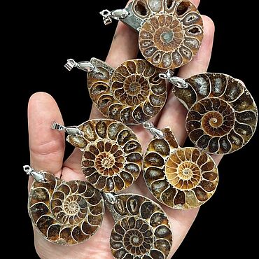 Украшения ручной работы. Ярмарка Мастеров - ручная работа 30 Кулон аммонит. Handmade.