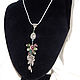 Wild Rose pendant pendants pendants, small gift. Pendants. Amorella - Beads. My Livemaster. Фото №4
