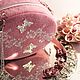 Заказать  сумка женская замшевая Розовая нежность. Attention grabbing bags: сумки. Ярмарка Мастеров. . Сумка через плечо Фото №3