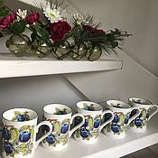 Винтаж handmade. Livemaster - original item Cream cups, bone China, England. Handmade.