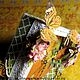 Часы-домик "Буйное лето". Часы классические. WoolLittleThings by Galina Lozovaya. Ярмарка Мастеров.  Фото №4