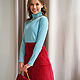Cherry corduroy skirt, burgundy skirt with slit and pockets. Skirts. mozaika-rus. My Livemaster. Фото №5
