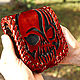 Purse handmade 'Dark skull'. Wallets. schwanzchen. Online shopping on My Livemaster.  Фото №2