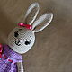 Knitted toy Cute Bunny. Stuffed Toys. elenka12. Online shopping on My Livemaster.  Фото №2
