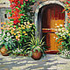 Oil painting Italian street. Pictures. Dubinina Ksenya. My Livemaster. Фото №5