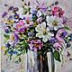 Oil painting with flowers'Spring bouquet'. Pictures. OMA-EVA. Online shopping on My Livemaster.  Фото №2