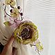 Curtain hooks 'Vintage PEONY' with tulle. Grips for curtains. PROFIDecor - CURTAINS. My Livemaster. Фото №4