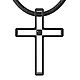 Order Titanium Cross with black diamonds in gold. Jewelry Laboratory Alter Ego. Livemaster. . Cross Фото №3