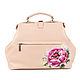 Middle bag 'Roses in bloom'. Valise. Pelle Volare. My Livemaster. Фото №5