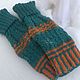 Order Handmade knitted leg warmers 'Forest'. DominikaSamara. Livemaster. . Leg warmers Фото №3