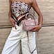 Мини сумочка кросс-Боди из натуральной замши. Классическая сумка. Shapely Bags - Сумки с душой Питера. Интернет-магазин Ярмарка Мастеров.  Фото №2