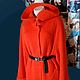 Coat oversize of mohair ' Cozy orange'. Coats. Lana Kmekich (lanakmekich). Online shopping on My Livemaster.  Фото №2
