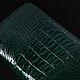 Кошелек из кожи крокодила на одной молнии IMA0013VG2. Кошельки. CrocShop товары из экзотической кожи. Ярмарка Мастеров.  Фото №7