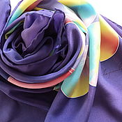 Аксессуары handmade. Livemaster - original item Silk handkerchief 