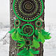 Dream catcher 'Green Leaf', 55 cm. Dream catchers. ArtLesinao. Online shopping on My Livemaster.  Фото №2