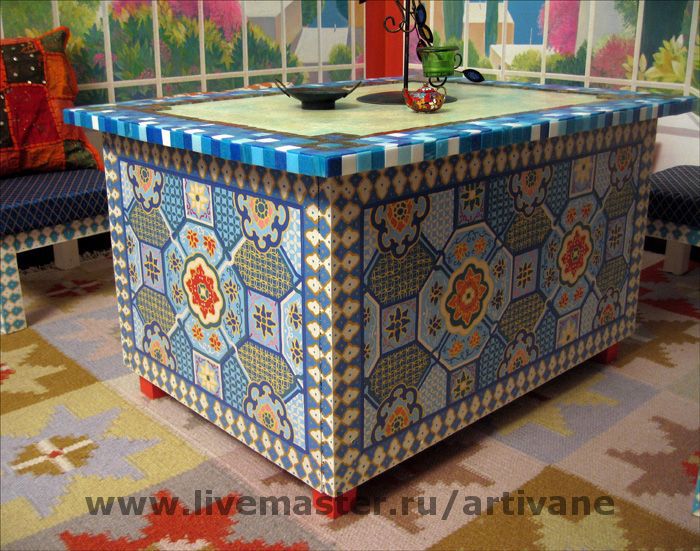 Сундук с росписью купить от интернет-магазина мебели Портомебель