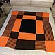 Order blankets: Knitted blanket ' Juicy orange'. Petelka. Livemaster. . Blanket Фото №3