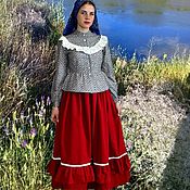 Русский стиль handmade. Livemaster - original item Folk costumes: Cossack couple 