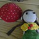 Mushroom fairy 'Maya'. Toy handmade. Amigurumi dolls and toys. DominikaSamara. My Livemaster. Фото №4