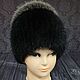 Fur hat made of muskrat fur.( Premium). Caps. kupimeh. Online shopping on My Livemaster.  Фото №2
