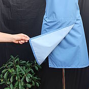 Для дома и интерьера handmade. Livemaster - original item aprons: Apron women`s short apron with a pocket waterproof. Handmade.