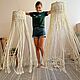 Макраме абажур (светильник). Абажуры и плафоны. Zaf macrame. Дизайнерский свет. Ярмарка Мастеров.  Фото №4